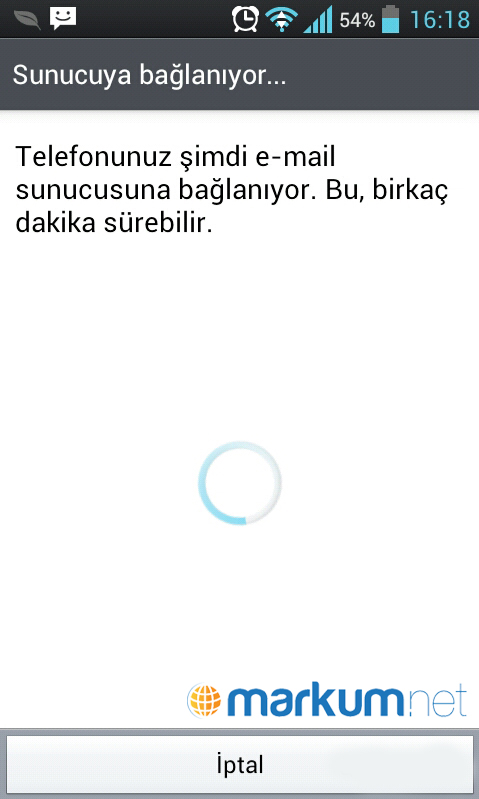 Android işletim sisteminde mail kurulumu