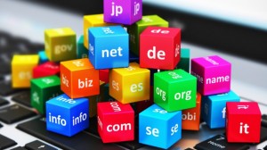 Internet and domain names concept